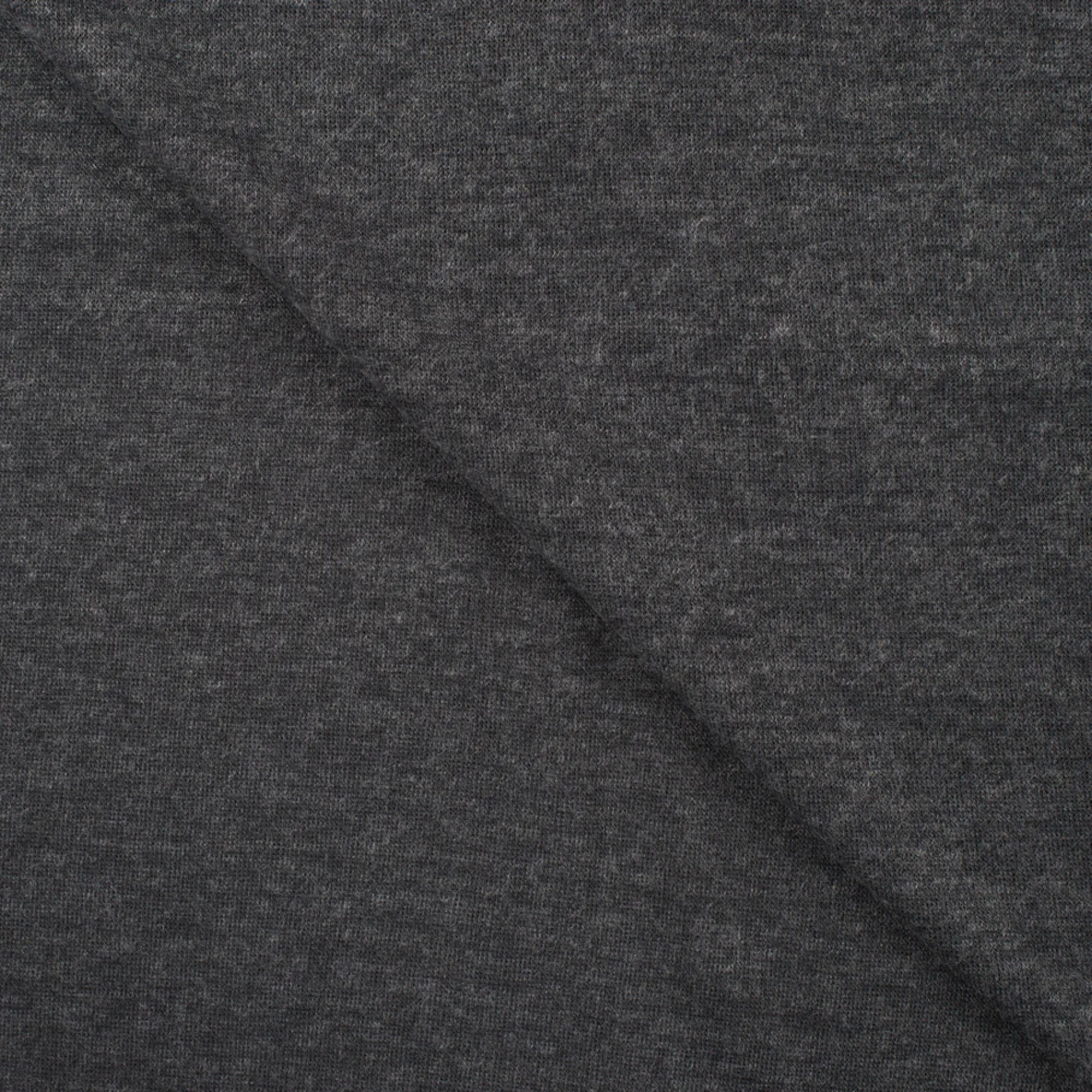 Viskosestrickjersey Merino Touch Uni Grau Melange