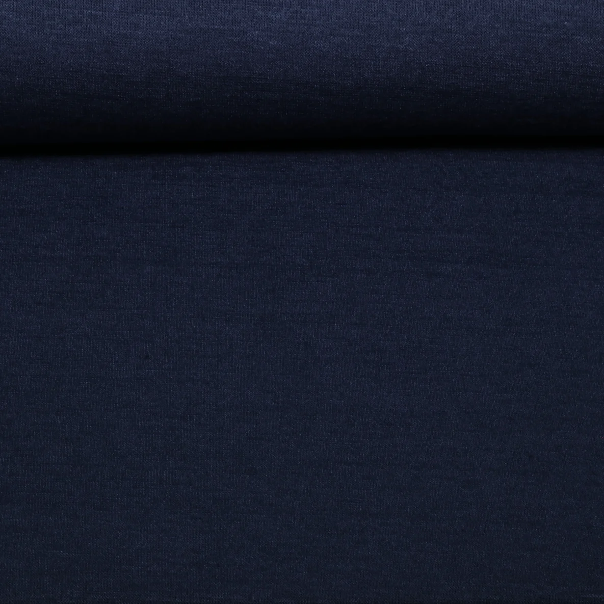 Viskosestrickjersey Merino Touch Uni Navy Melange