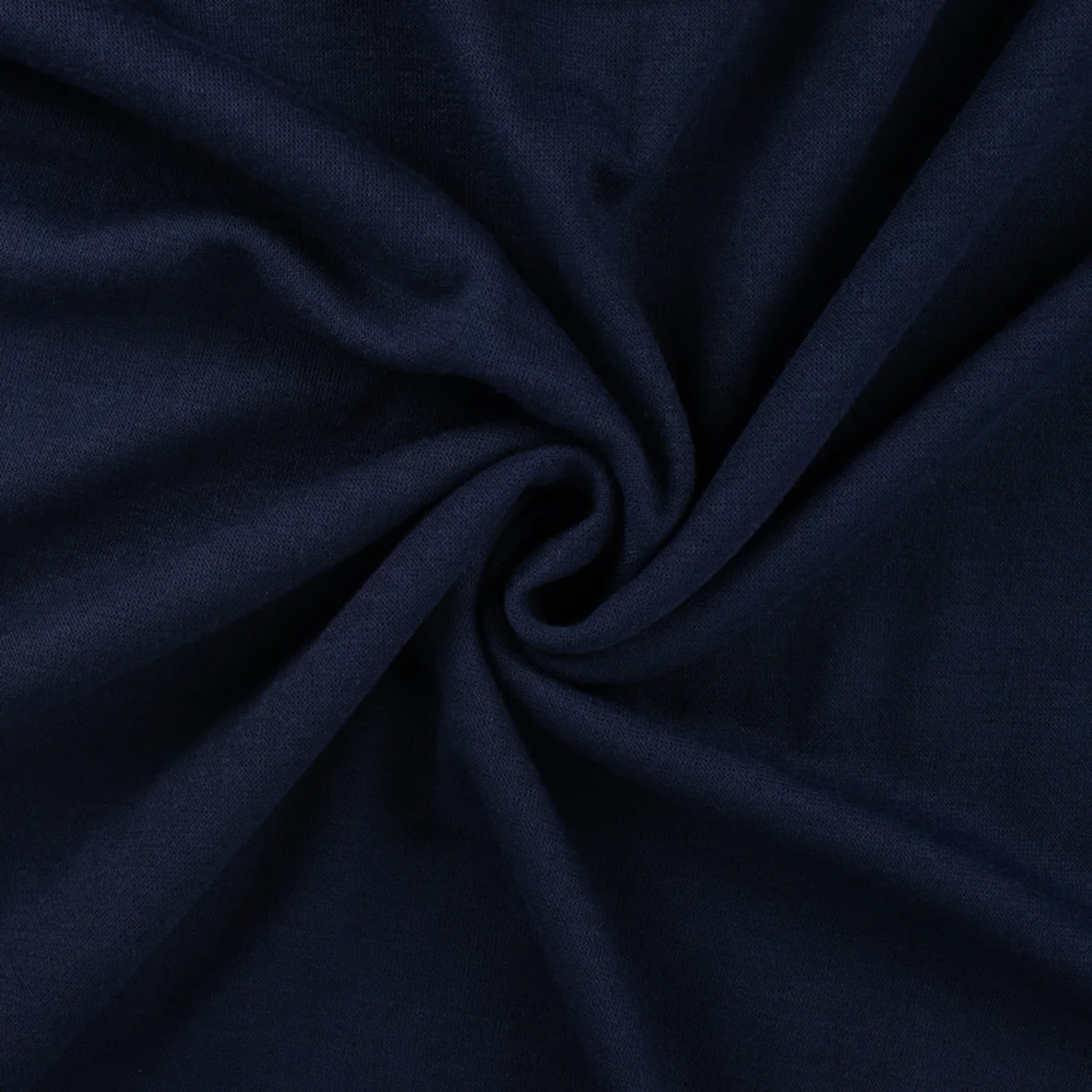 Viskosestrickjersey Merino Touch Uni Navy Melange