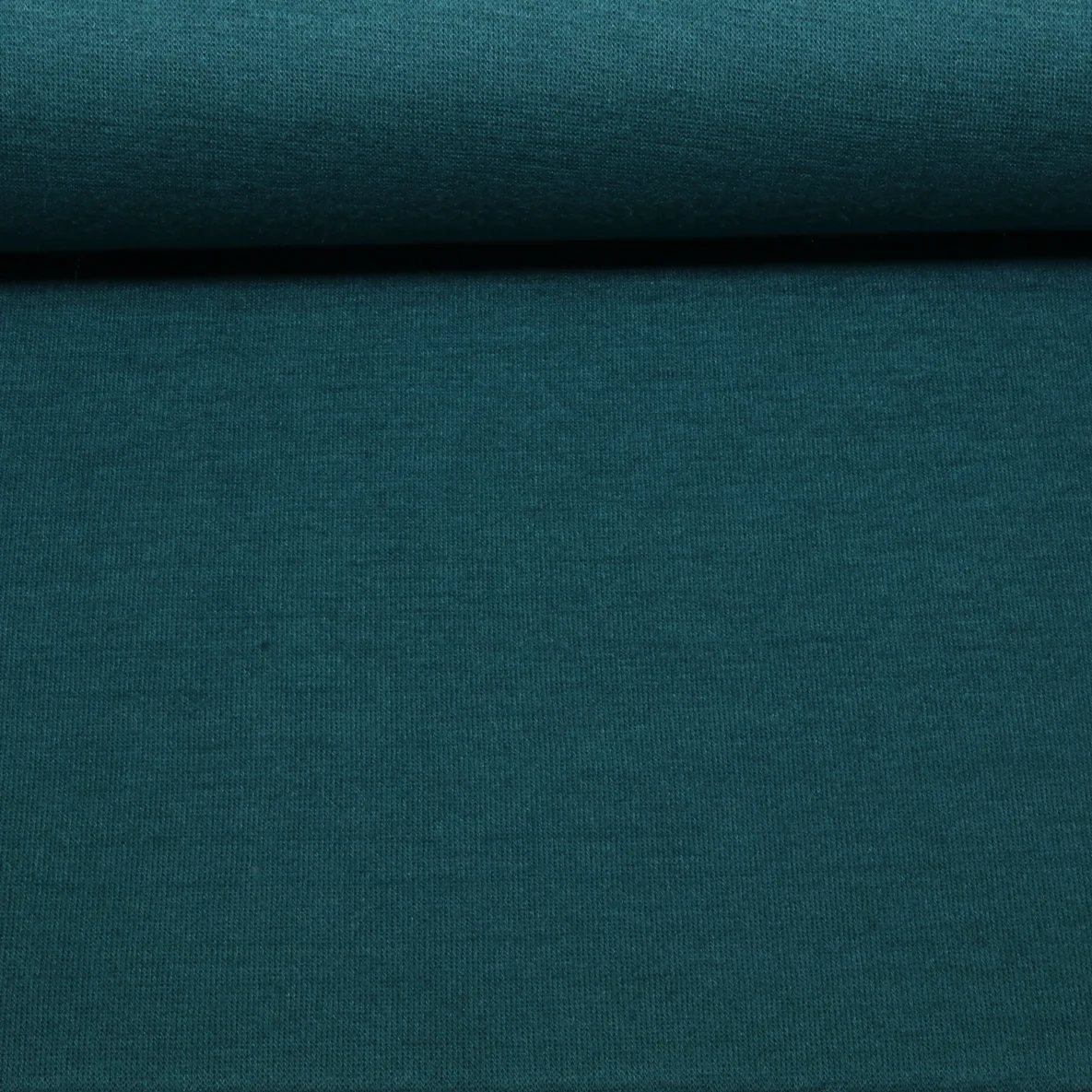 Viskosestrickjersey Merino Touch Uni Petrol