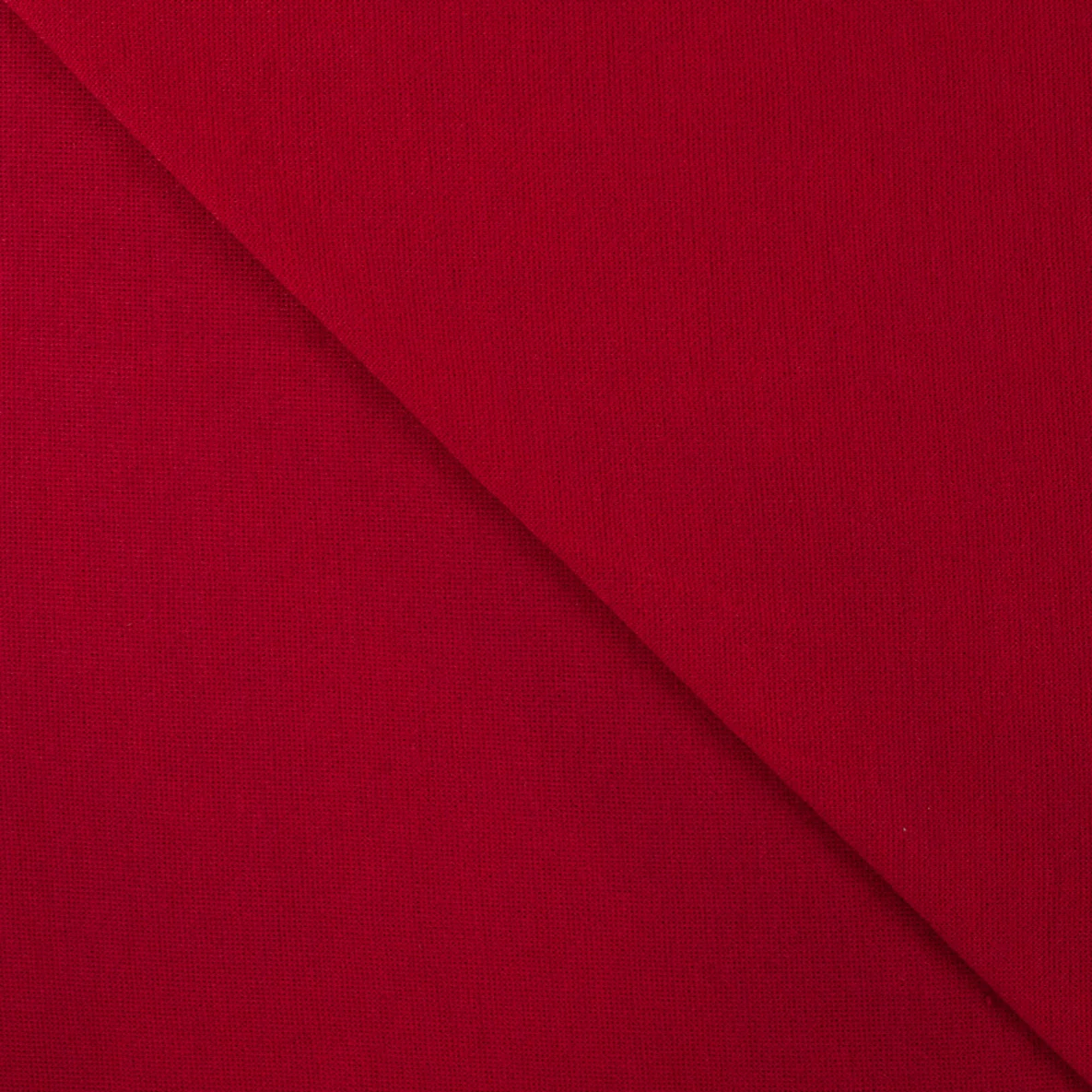 Viskosestrickjersey Merino Touch Uni Rot