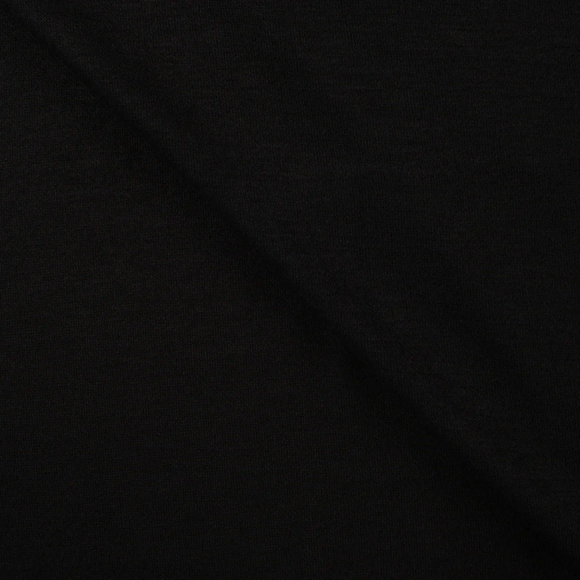 Viskosestrickjersey Merino Touch Uni Schwarz