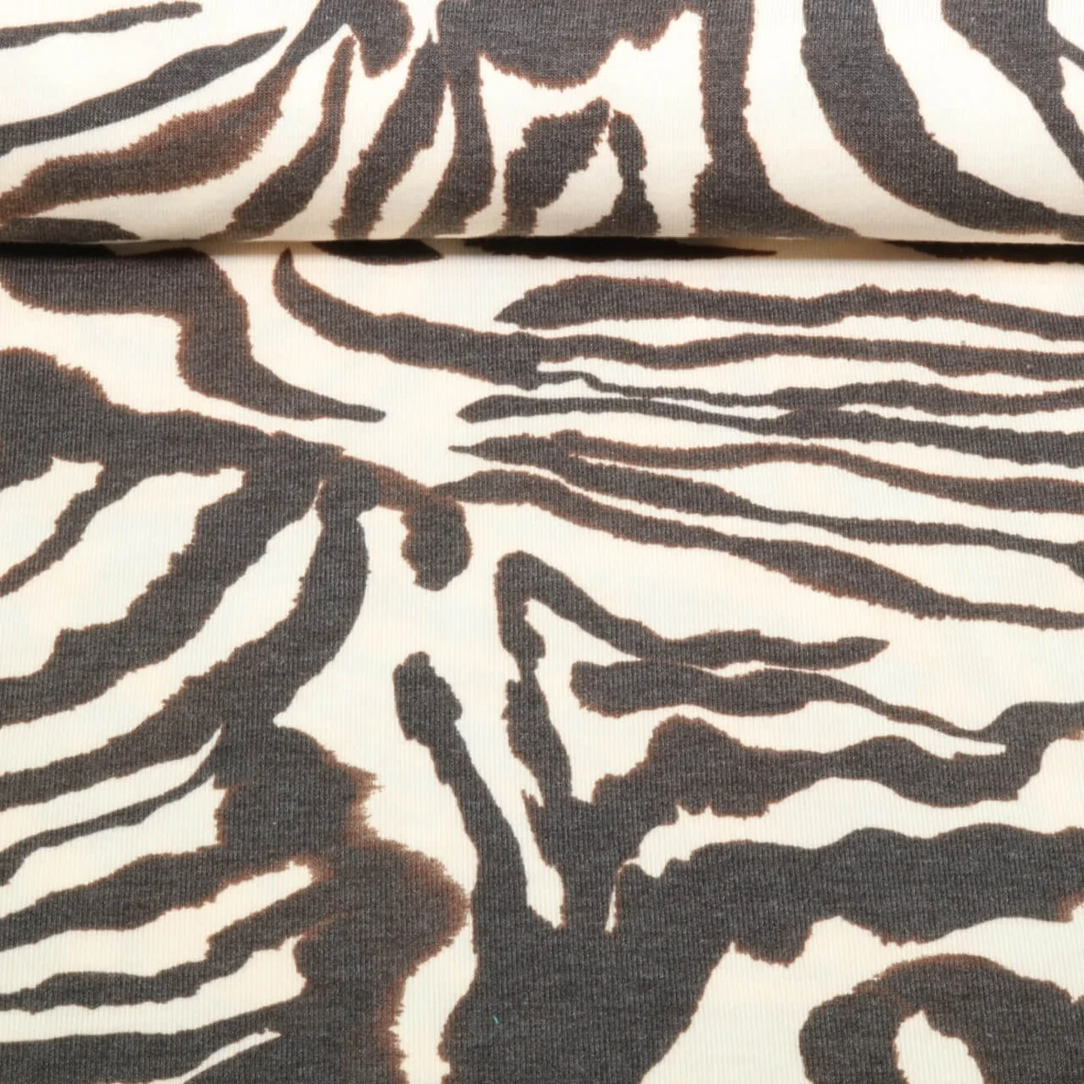 Viskosestrickjersey Zebra Beige