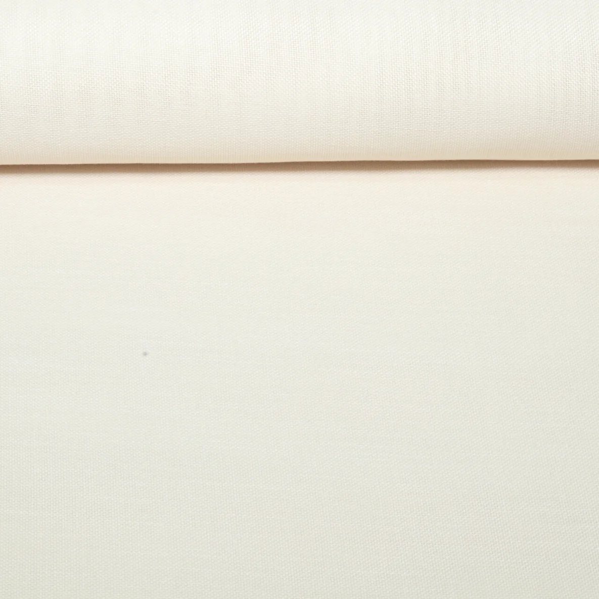Vorhangstoff Anton 310cm Leinenoptik Uni Creme