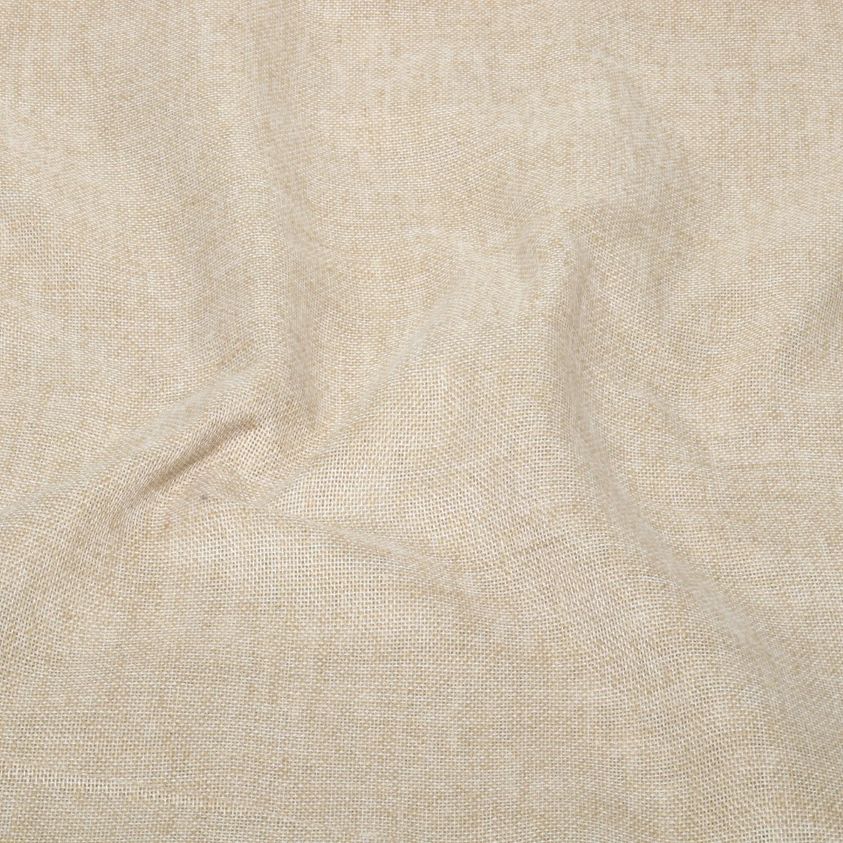 Vorhangstoff Leinenoptik 310cm Uni Beige