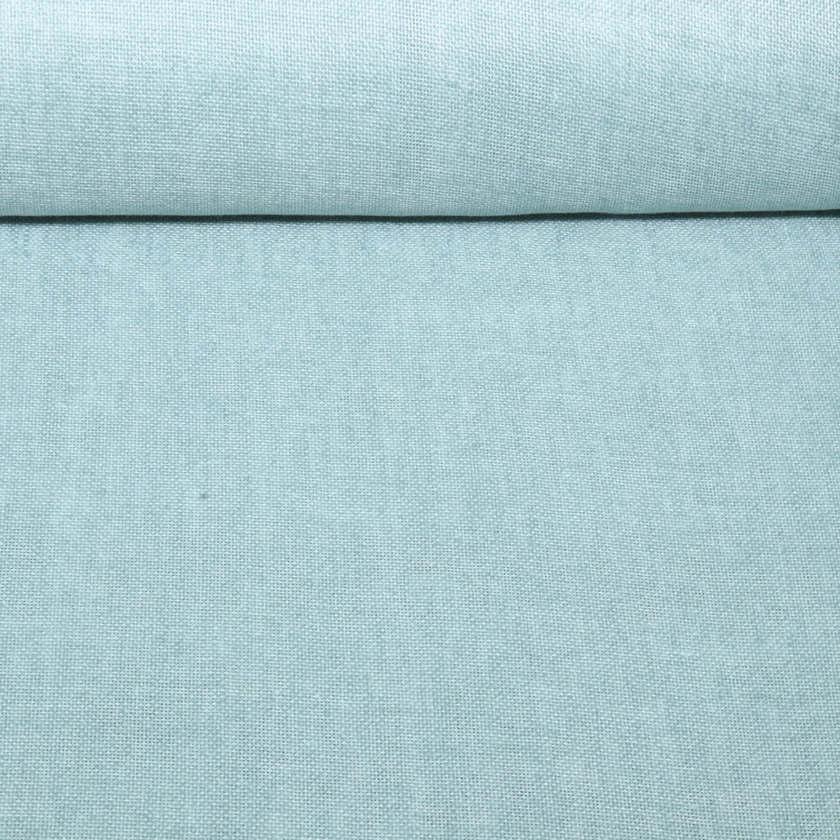 Vorhangstoff Leinenoptik 310cm Uni Bleu