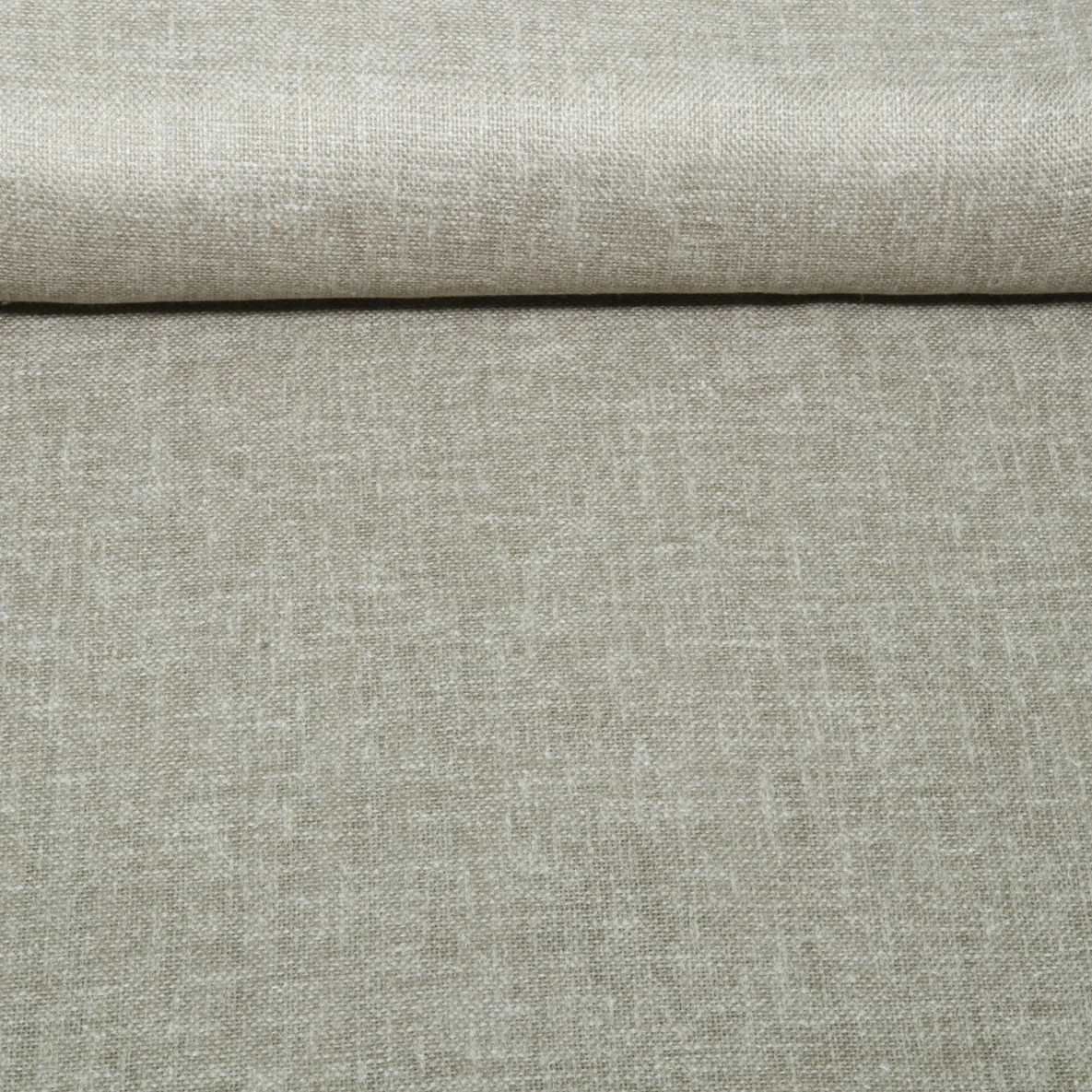 Vorhangstoff Leinenoptik 310cm Uni Braun