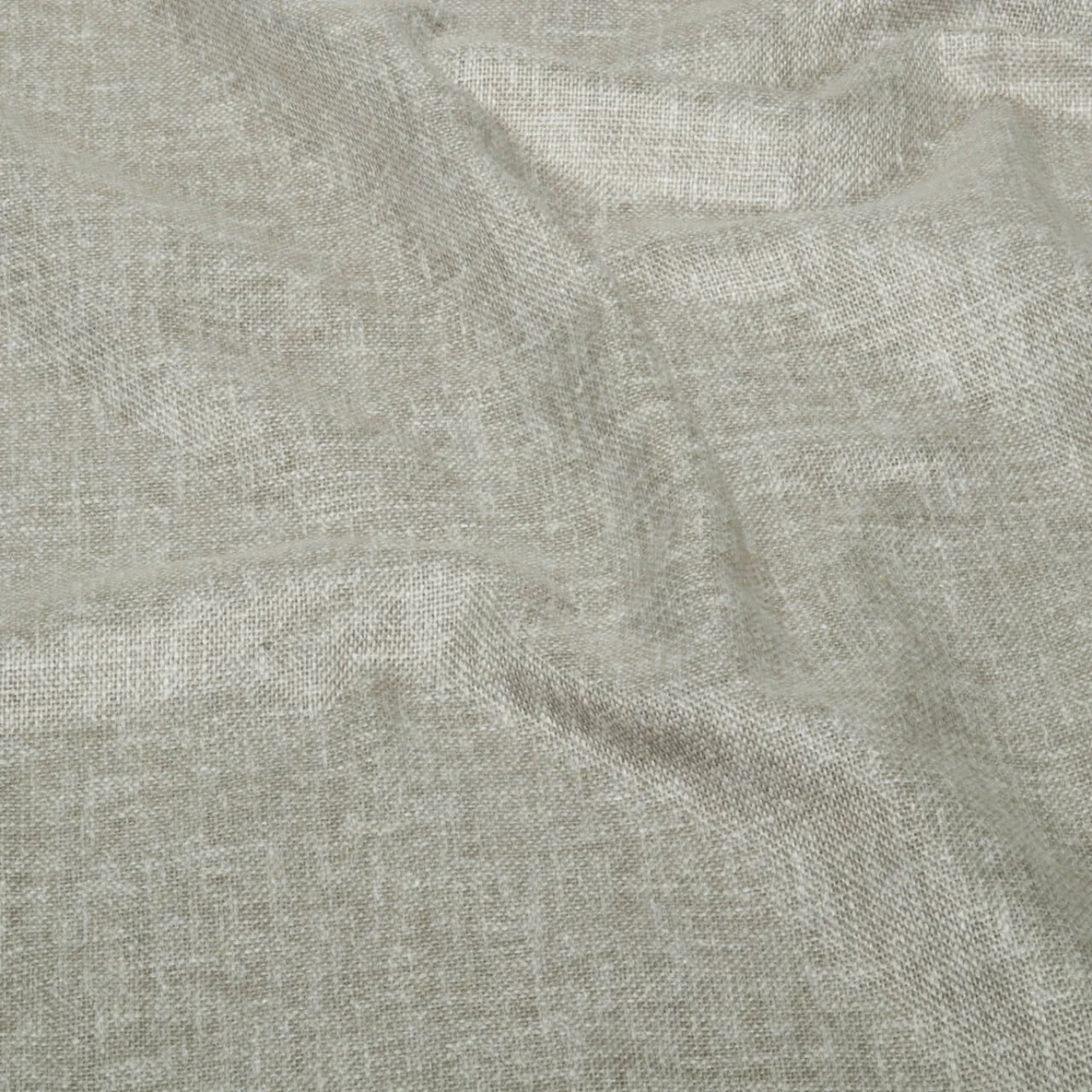 Vorhangstoff Leinenoptik 310cm Uni Braun
