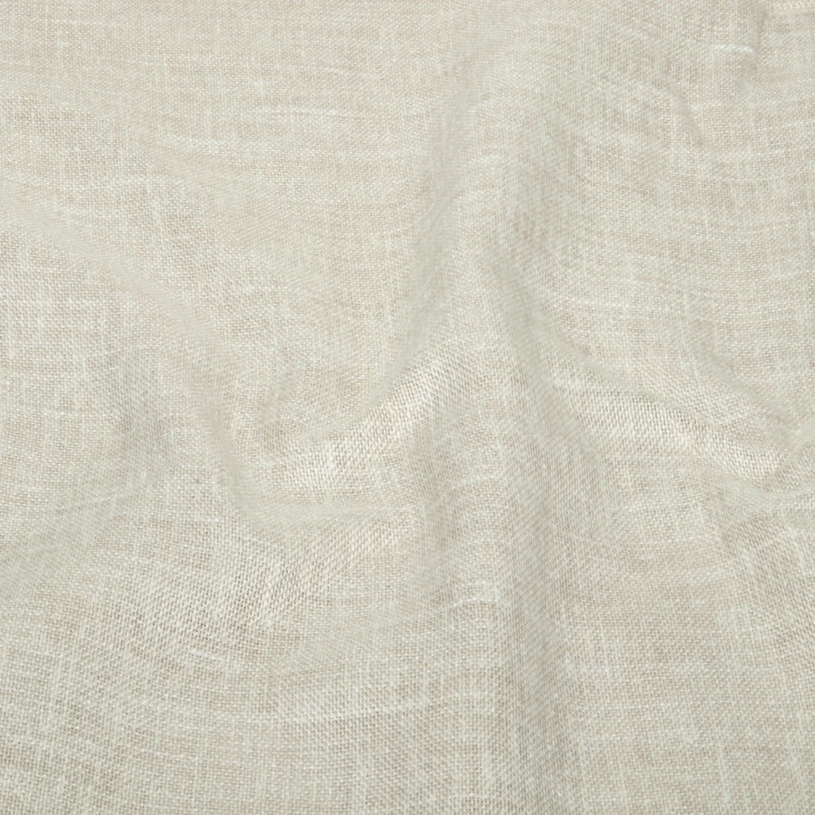 Vorhangstoff Leinenoptik 310cm Uni Dunkelbeige