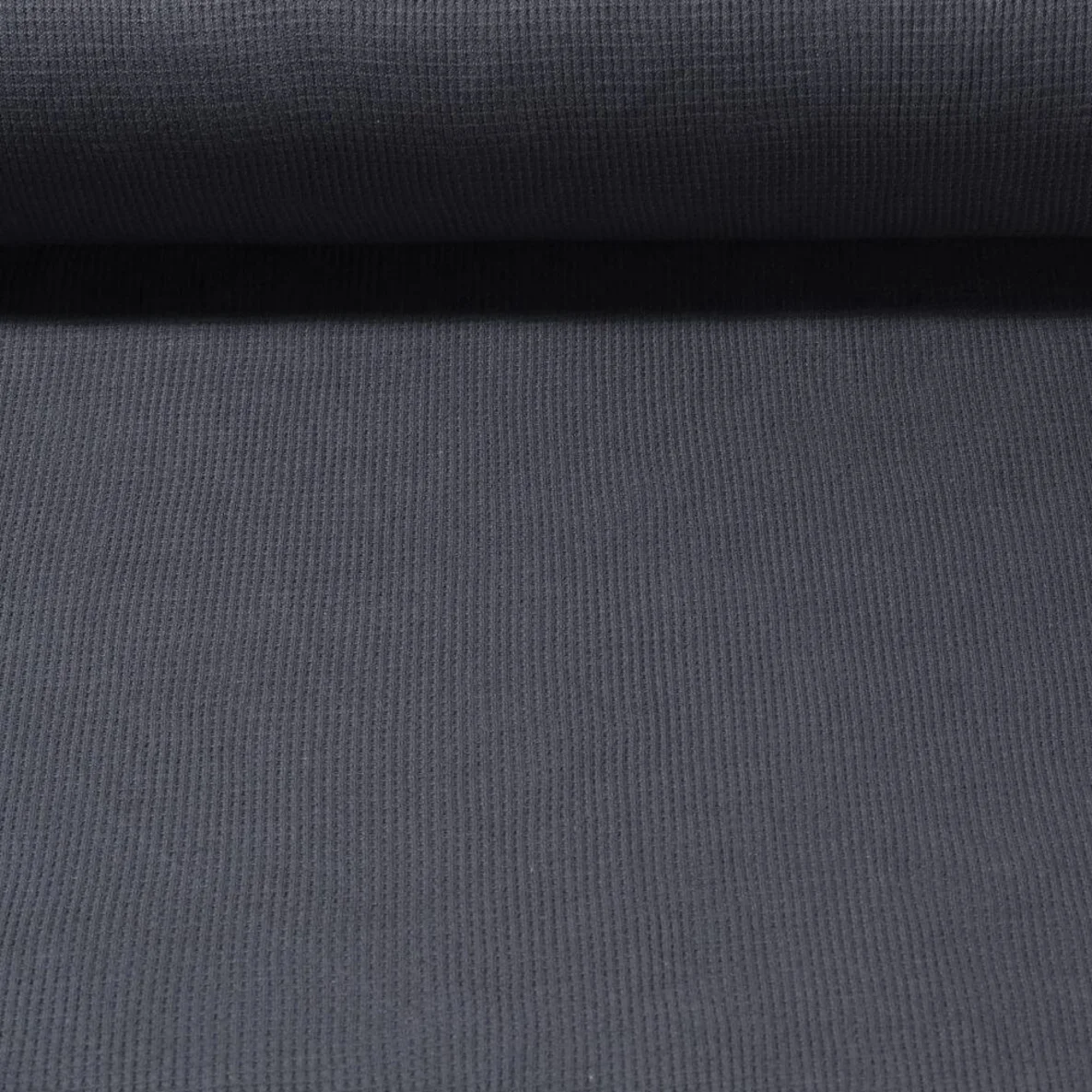 Waffeljersey "Abby" Uni Dunkelgrau