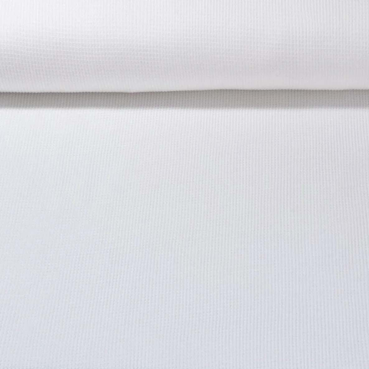 Waffeljersey "Abby" Uni Ecru