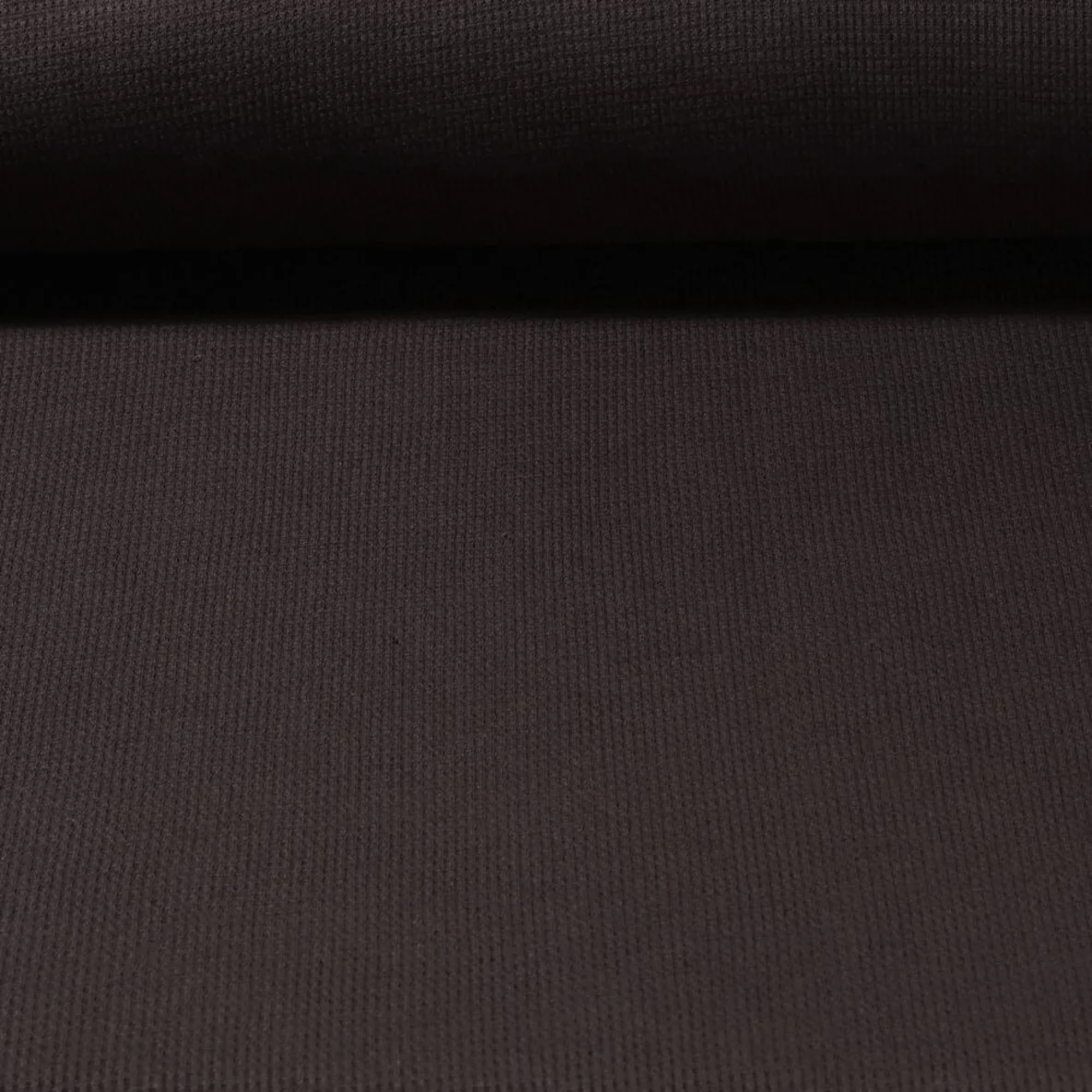 Waffeljersey "Abby" Uni Espresso