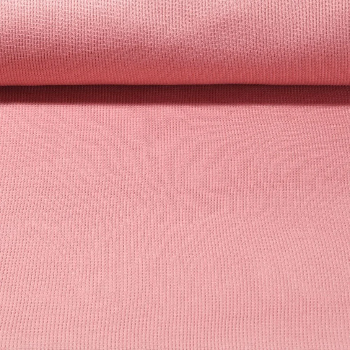 Waffeljersey "Abby" Uni Lachs