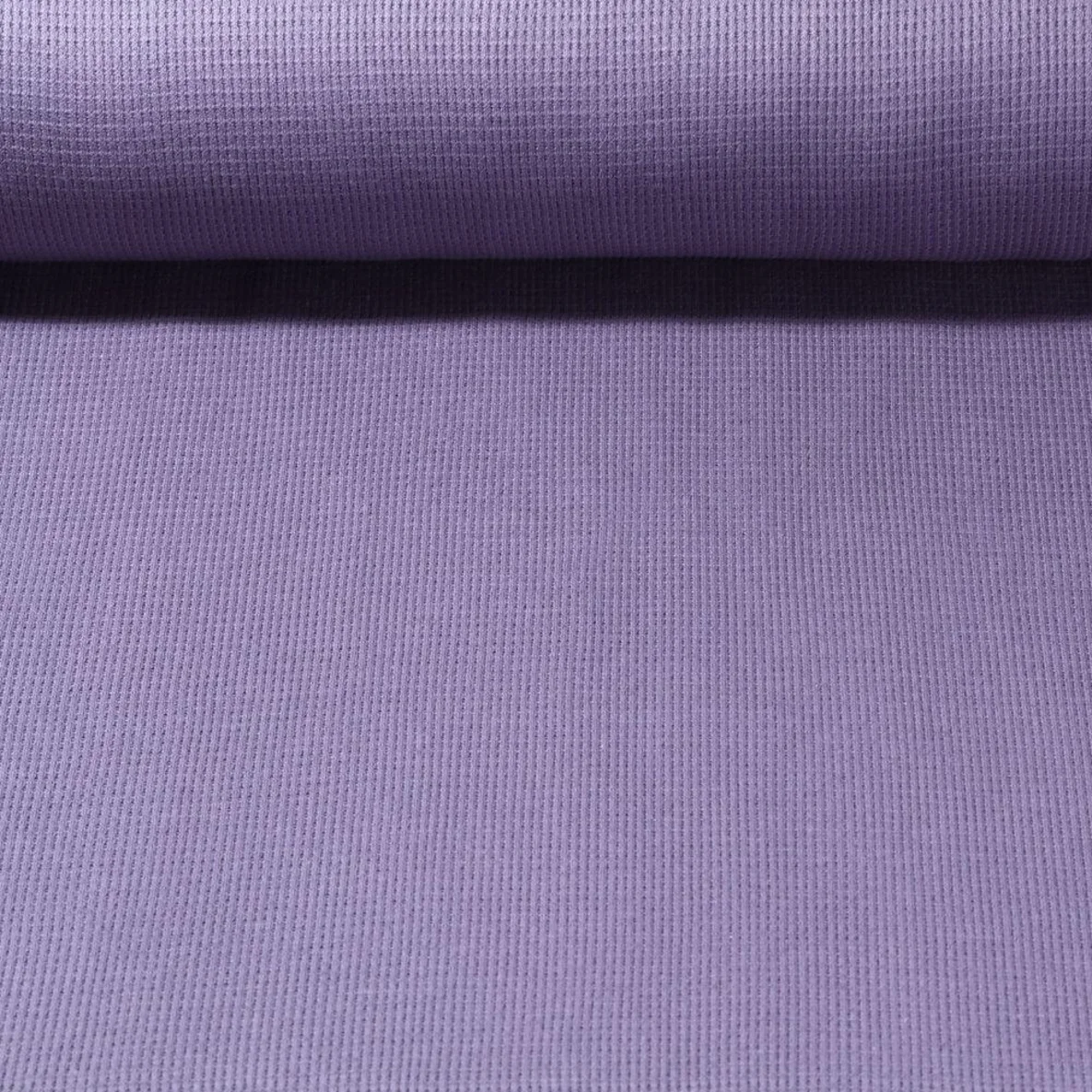 Waffeljersey "Abby" Uni Lavendel