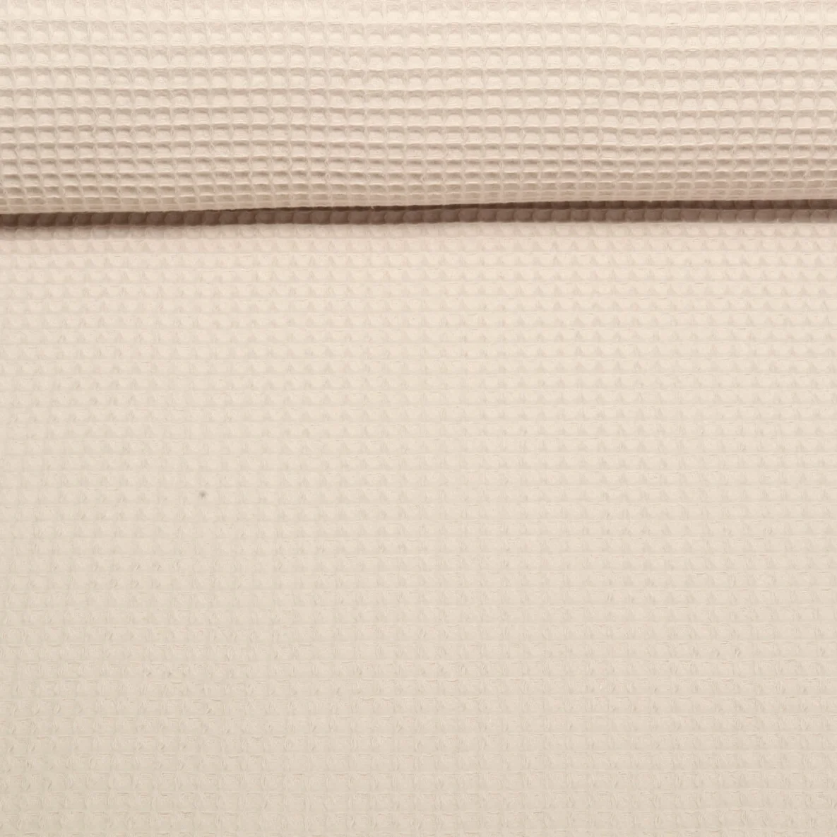 Waffelpiqué "Gina" Uni Beige