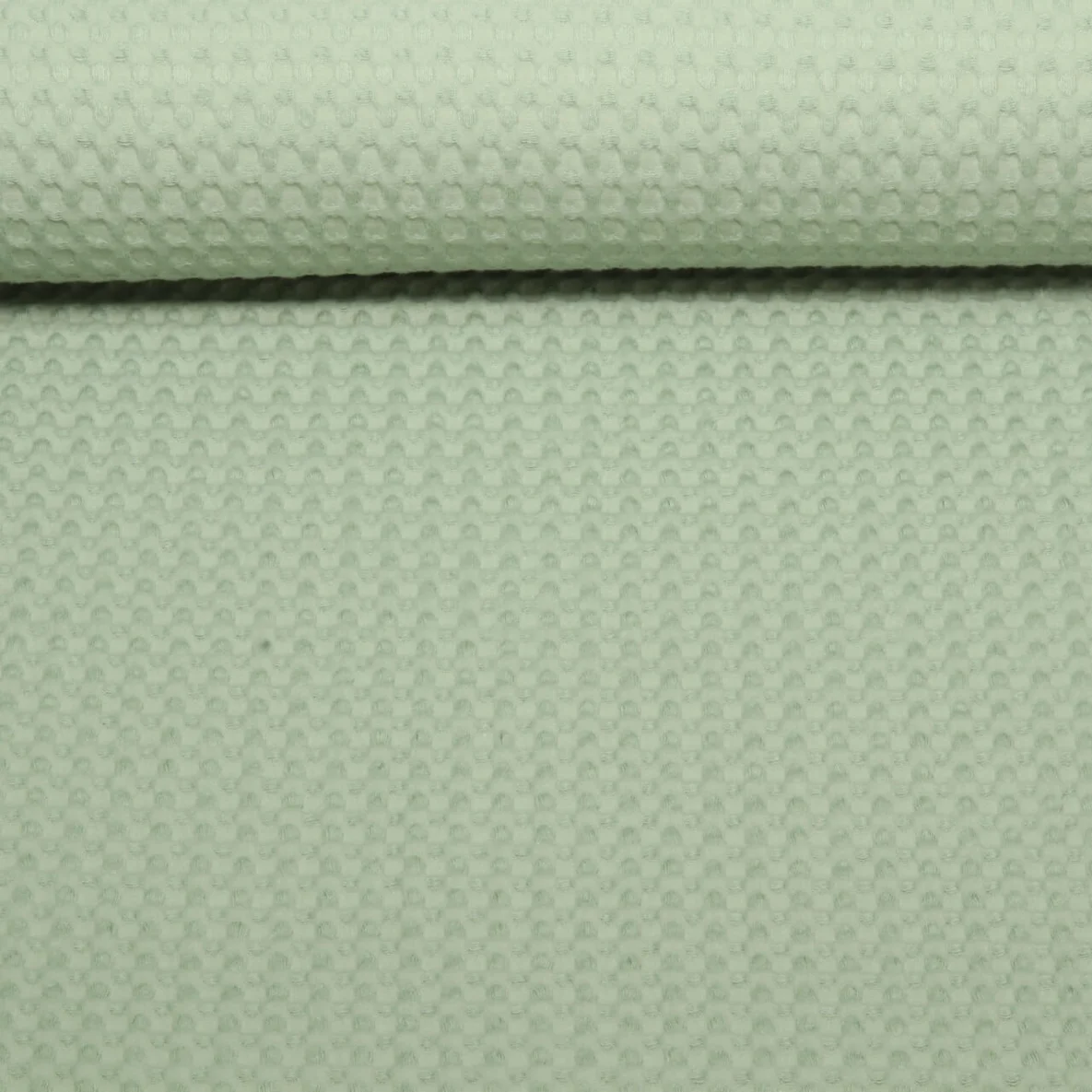 Waffelpiqué Soft Dunkles Mint