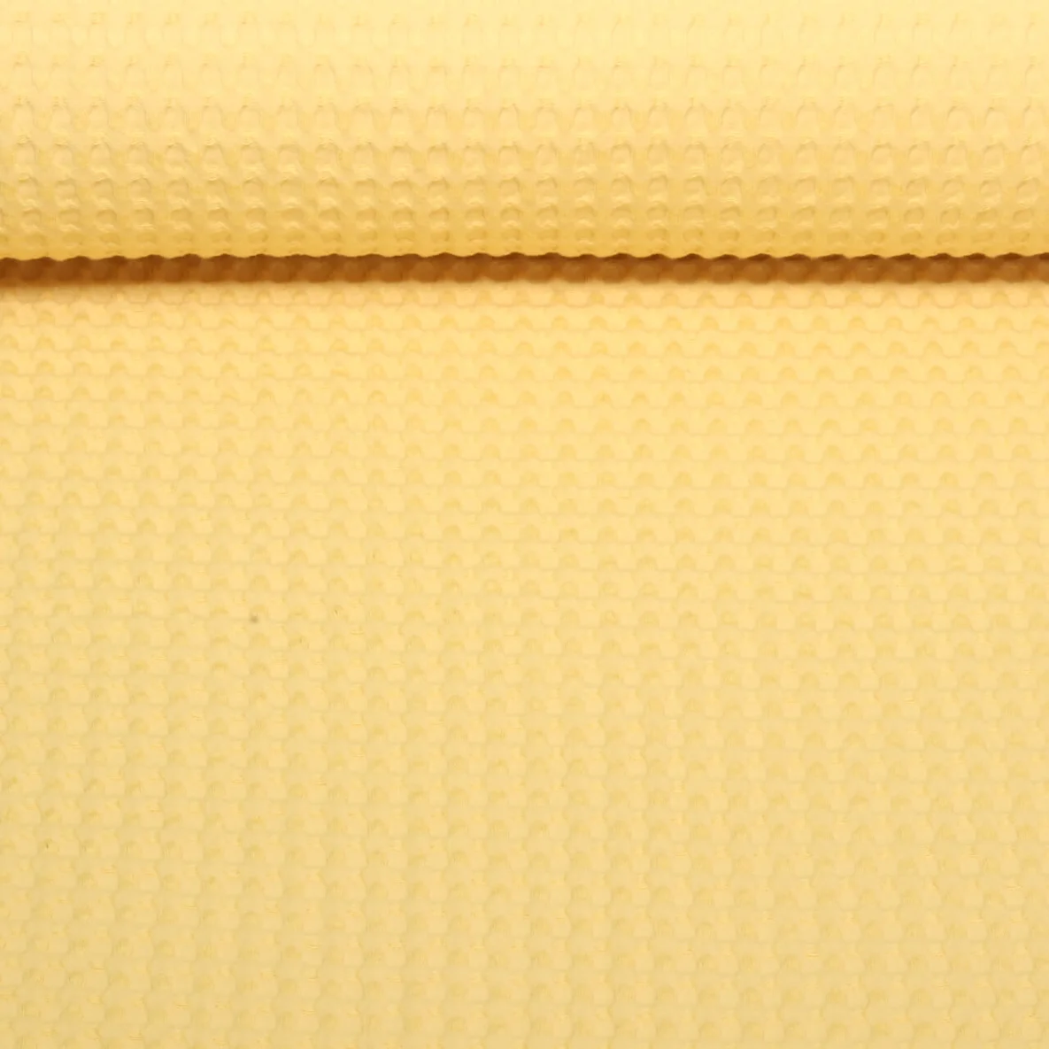 Waffelpiqué Soft Gelb