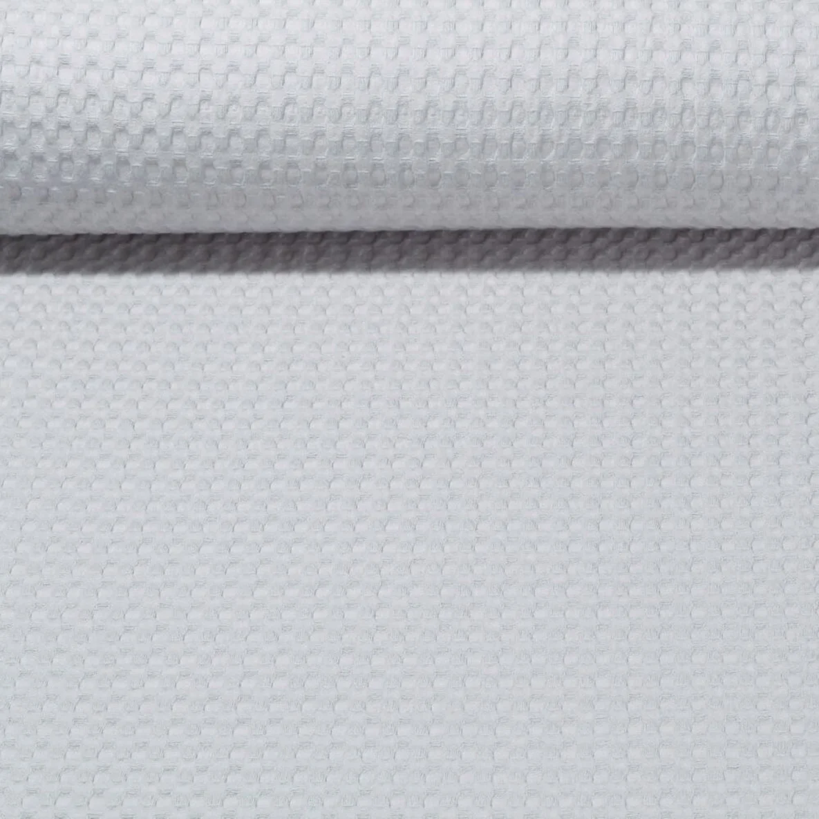 Waffelpiqué Soft Hellgrau
