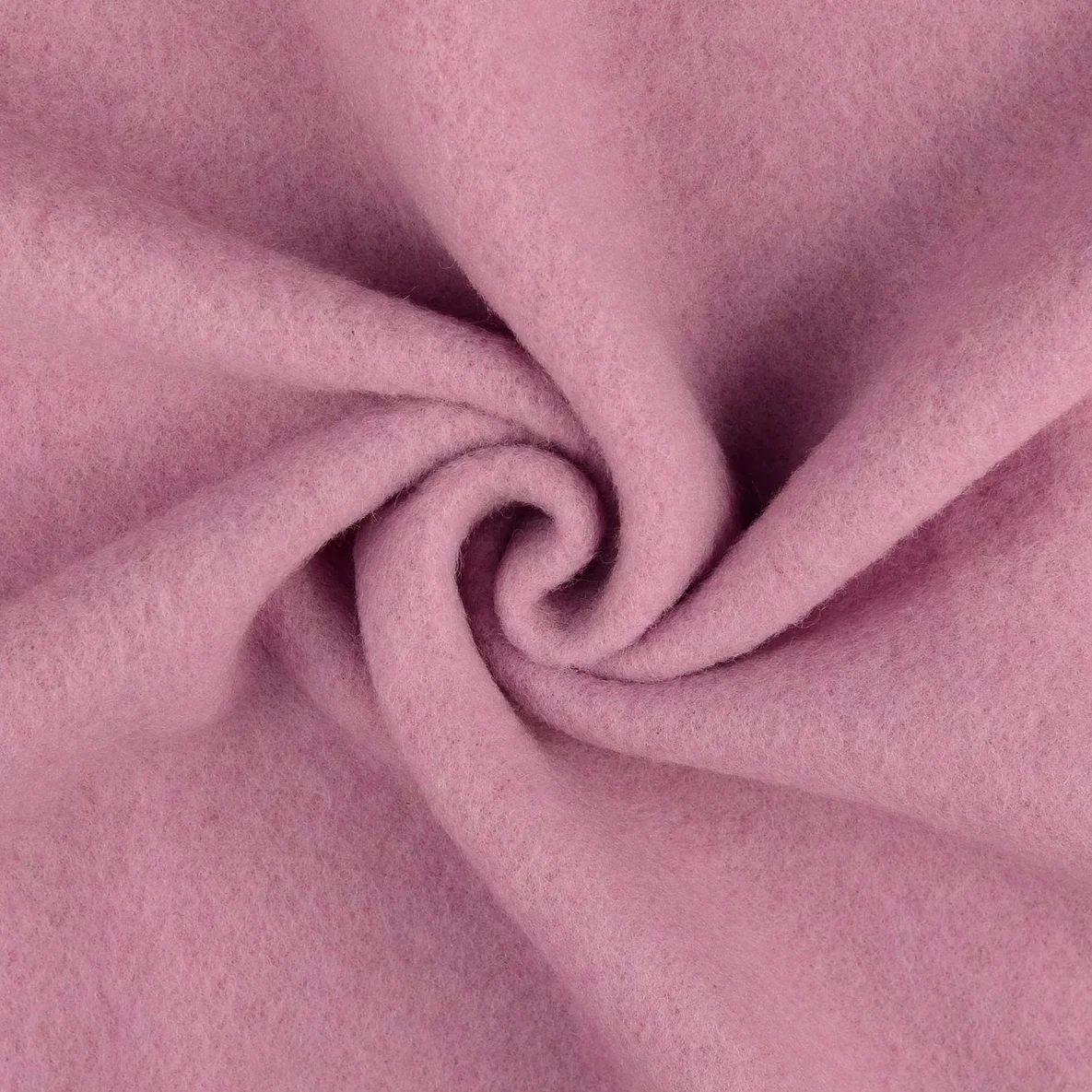 Walkloden Wollfleece Virgin Wool Altrosa