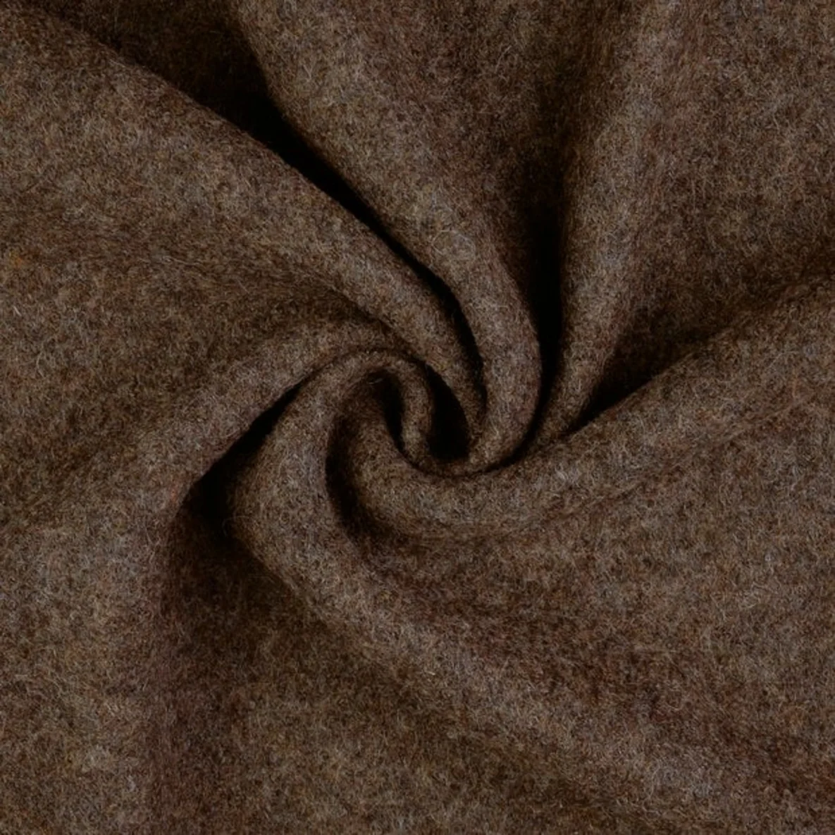 Walkloden Wollfleece Virgin Wool Braun