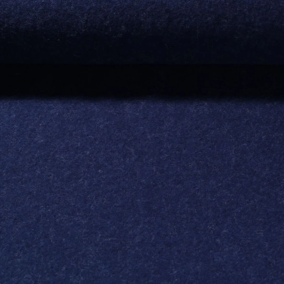 Walkloden Wollfleece Virgin Wool Dunkelblau