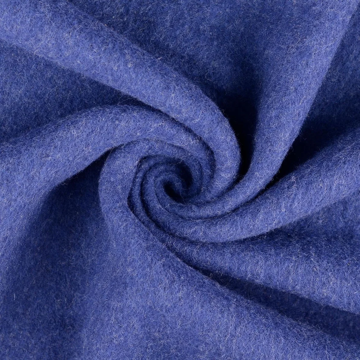 Walkloden Wollfleece Virgin Wool Dunkelblau
