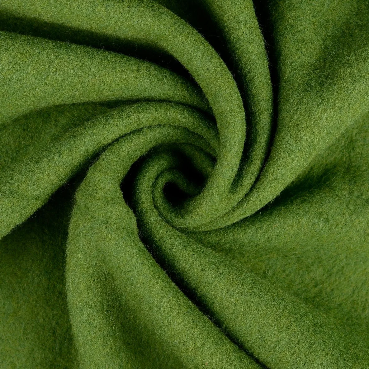 Walkloden Wollfleece Virgin Wool Grün