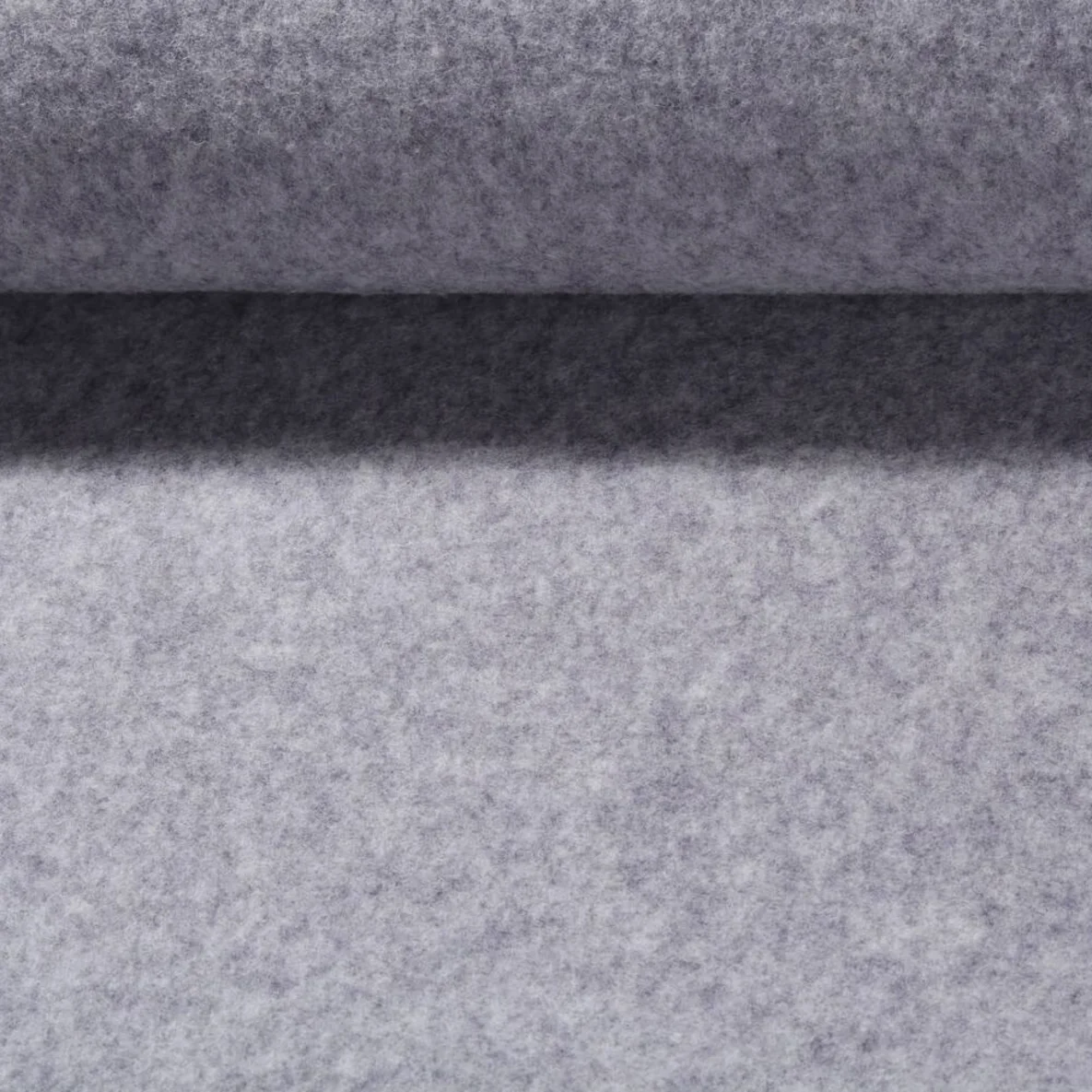 Walkloden Wollfleece Virgin Wool Hellgrau