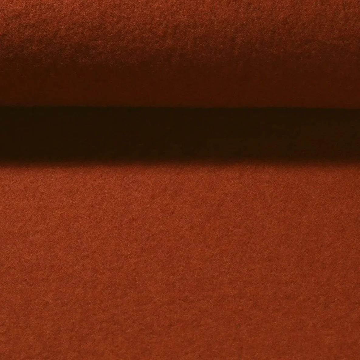 Walkloden Wollfleece Virgin Wool Kupfer