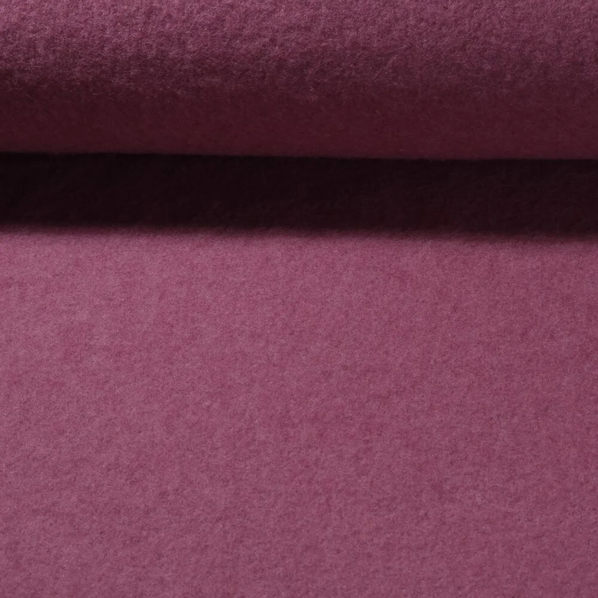 Walkloden Wollfleece Virgin Wool Malve