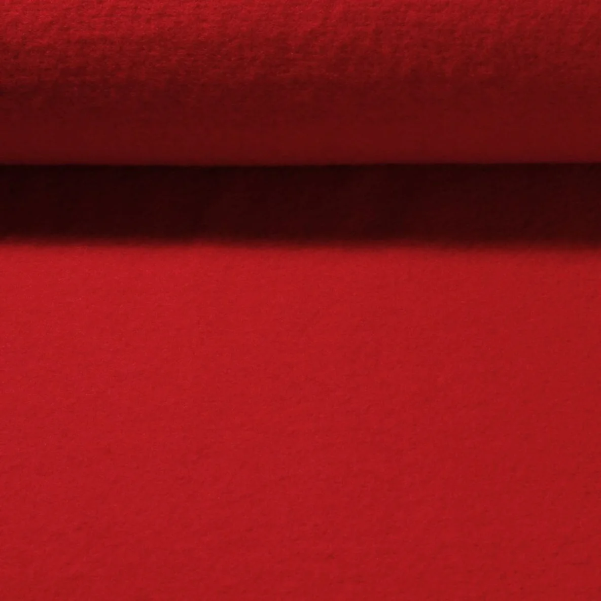 Walkloden Wollfleece Virgin Wool Rot 