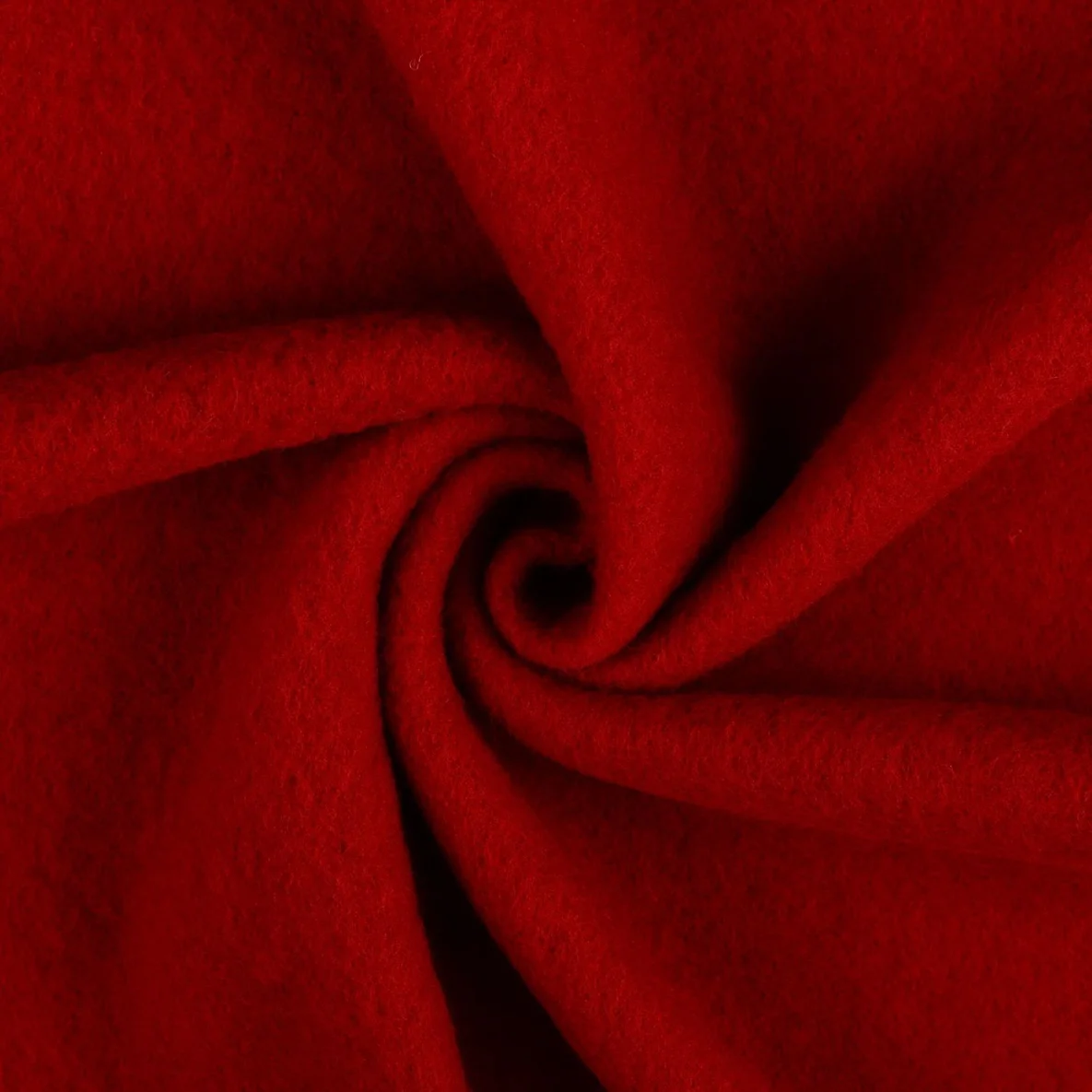 Walkloden Wollfleece Virgin Wool Rot 