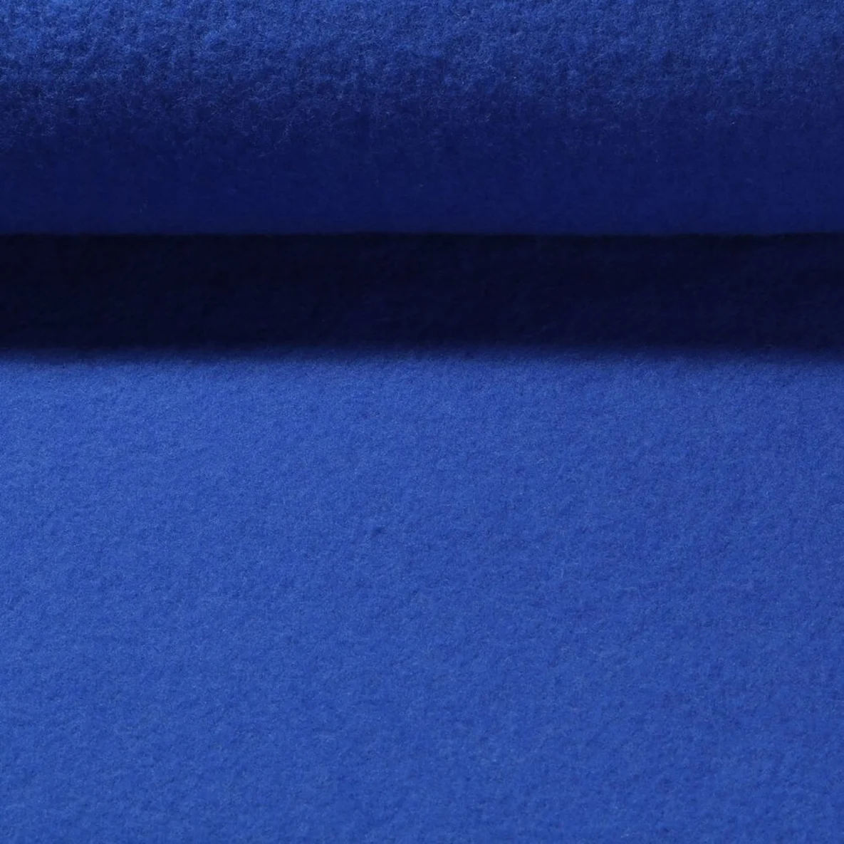 Walkloden Wollfleece Virgin Wool Royalblau