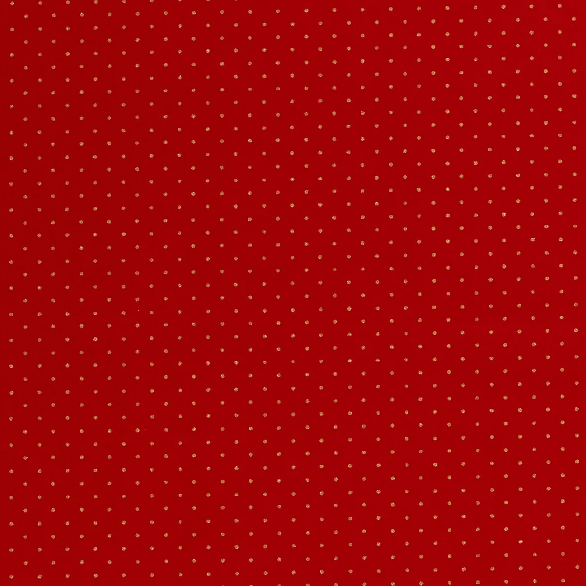 Weihnachtspopeline Minipunkte Rot Gold