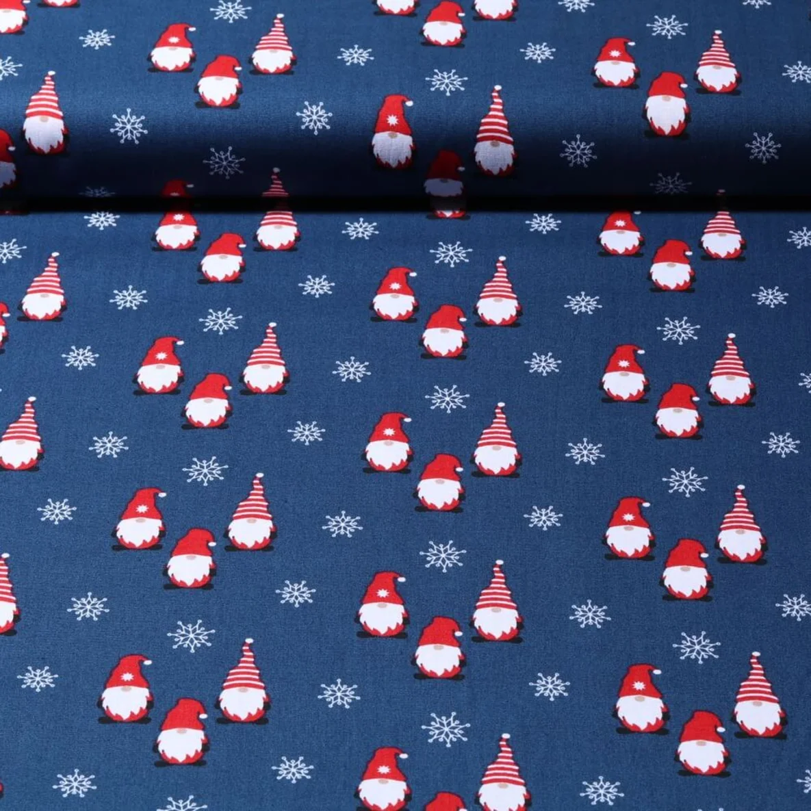 Weihnachtspopeline Zwerge Blau