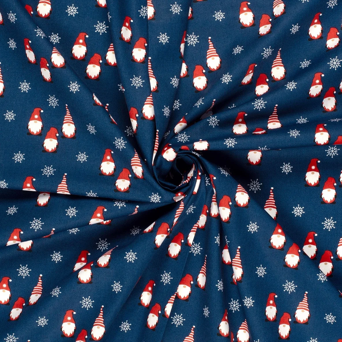 Weihnachtspopeline Zwerge Blau