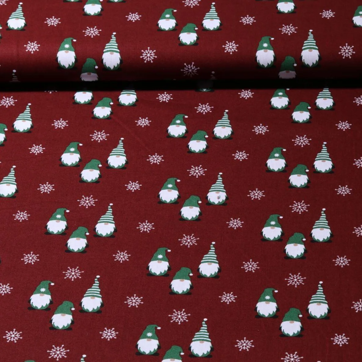 Weihnachtspopeline Zwerge Bordeaux