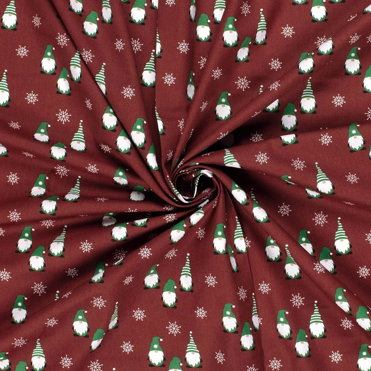 Weihnachtspopeline Zwerge Bordeaux