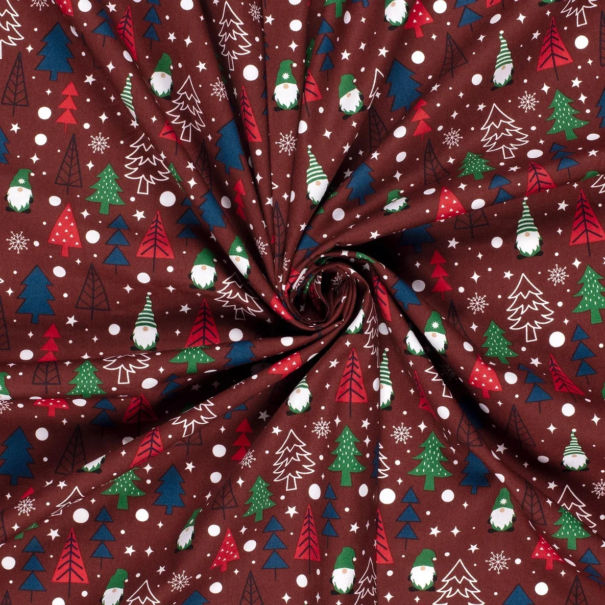 Weihnachtspopeline Zwerge und Bäume Bordeaux