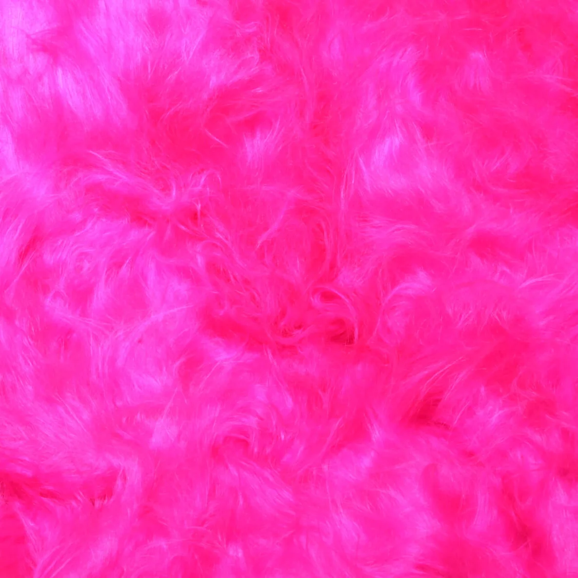 Zottel-Kunstfell Uni Pink