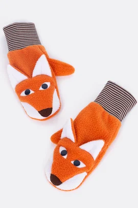 Nähanleitung gratis mit Schnittmuster für Fuchshandschuhe