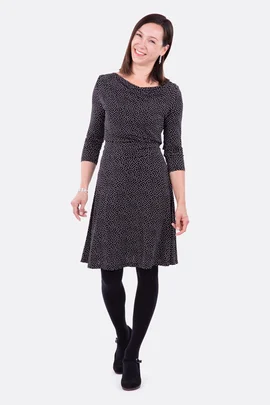 schnittmuster kleid wasserfall ausschnitt elegant