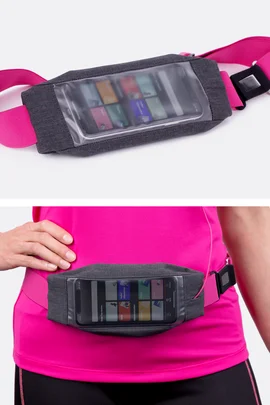 Gratis Schnittmuster Bauchtasche Gürteltasche Joggen selber nähen