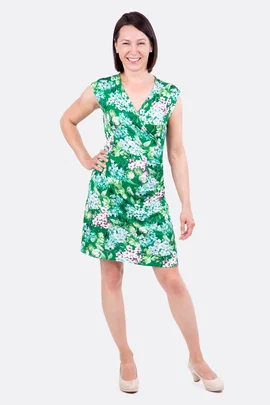 Schnittmuster Sommerkleid Wickeloberteil nähen