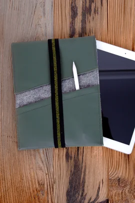 Tablethülle selber nähen kostenlose Vorlage Vatertags Geschenkidee