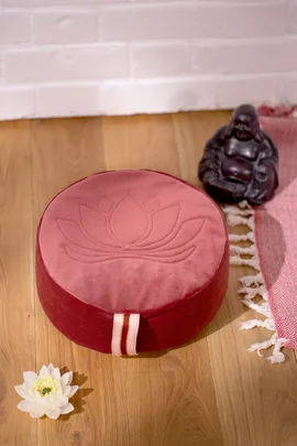 Yogakissen gratis Schnittmuster Vorlage für Lotusblüte nähen