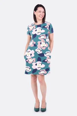 Schnittmuster Damen Jerseykleid Taschen selbernähen