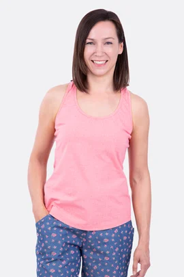 Schnittmuster Damen Tanktop Rosa