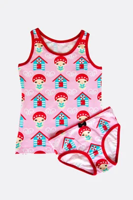 Schnittmuster Mädchen Unterwäsche Set Nähanleitung