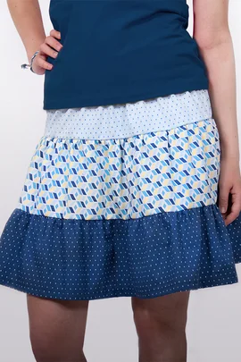 Stufenrock Nähanleitung